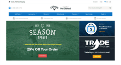 Desktop Screenshot of callawaygolfpreowned.com